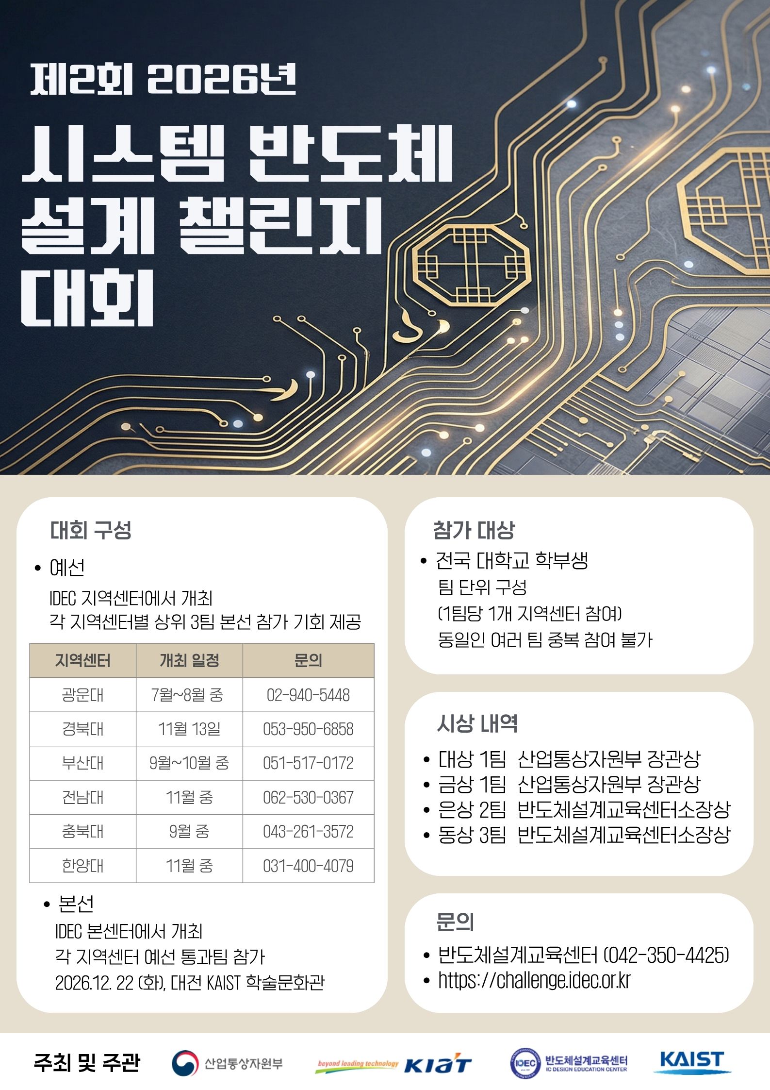 챌린지 대회 포스터